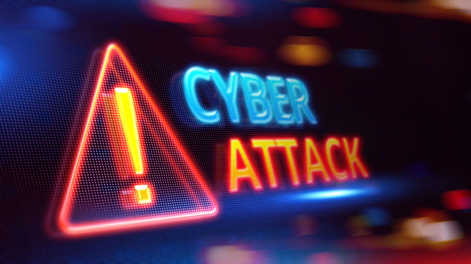 Cyber attack on LED Display.
